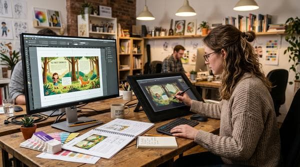 Behind the scenes of creating a personalized funny book at Lovabook