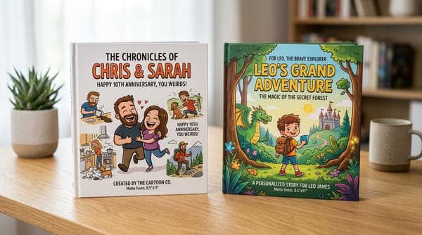 Comparison between Lovabook and Hooray Heroes personalized books